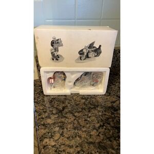 Vintage Department 56 Original Snow Village "A Harley-Davidson Holiday"